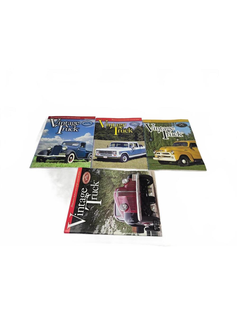 Set of 4 Vintage Truck Magazines with Classic Truck Covers